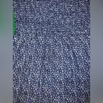 Wilfred  Navy and White Floral Babydoll Dress size Medium Photo 2