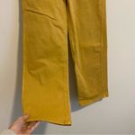 Madewell Emmett Cropped Pants in Mustard Yellow size 24 Photo 2