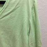 J.Crew  green v-neck sweater Photo 3