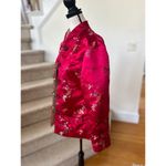 Vintage Reversible Satin Pink & Gold Chinoiserie Dragon Floral Chinese Jacket Size M Photo 6