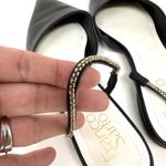 Franco Sarto  Balon Pointed‎ Toe Leather Mules Black Size 8.5 Photo 7