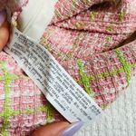 ZARA  Textured Tweed Shorts Skort High Waist 3590 728 620 Medium M Pink NEW Photo 8