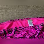 Old Navy Hot pink + black snakeskin print bikini bottoms, size large Photo 1