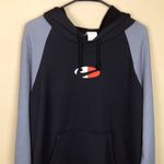 Nike ThermaFit Women’s Color Block Logo Graphic Print Fleece Lined Hoodie Photo 1