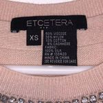 Etcetera Pink Sweater Top XS Photo 4