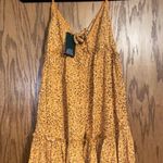 Wild Fable Orange Summer Flower Dress Photo 0