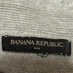 Banana Republic Gray Chevron Long Sleeve Zip Up Cardigan Sweater Top Size M Photo 2