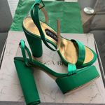 Jessica Rich Green Platform Sandals Size 39, New in Box w/Dust Photo 3