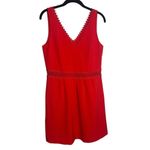 Sézane Sezane Daniela Red Mini Dress Sz. 4 Photo 2