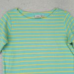 L.L.Bean  Womens Striped 3/4 Sleeve Boatneck Top XL Petite Cotton Blend‎ Photo 2