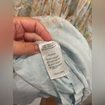 Peter Som  X RTR Blue Floral Belted Dress Size 6 Photo 7