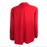 Pendleton VTG  Red 100% Virgin Wool Blazer Button Photo 6