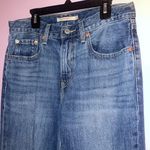Levi's Low Pro Straight Size 27 Denim Blue Distressed Jeans Photo 1