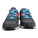 Skechers Women Shoes Size 6 Sport Flex Sole Grey Pink Leather Synthetic Sneakers Gray Photo 2