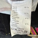 Olivier Philips Bright Colorful Paint Strokes Dress 3/4 Mesh Sleeves Art to Wear Size M Photo 8