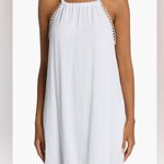 La Blanca  Illusion Crinkle Cover-Up Dress, White, X-Small, $93 Photo 1