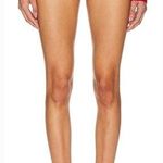 frankie's bikinis Providence Cloud Knit Short in Red Velvet Photo 0