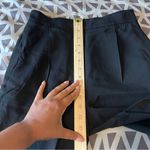 Boden Black Pleated Front Pull On Slim Straight Leg Trousers Contemporary‎ 8P Photo 11
