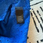 EXPRESS Royal Blue Lace Crop Top Photo 4