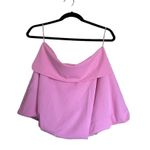 ZARA NWOT BUBBLE GUM PINK RUFFLE DETAIL STRAPLESS TUBE TOP BLOGGERS FAV Photo 5