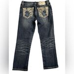 Miss Me  Women's Dark Blue Boyfriend Capri Jeans Photo 1