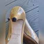 Calvin Klein CK Collection Patent Leather Shoes sz 37 Made in Italy Photo 3
