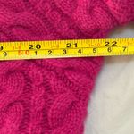 Rag and Bone Pierce Cashmere Magenta Cable Knit Sweater Size XL NWT Photo 6