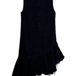 Marques Almeida Asymmetric Frayed Denim Dress Black Size XS Photo 2
