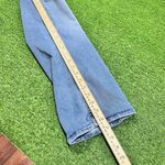 NoEnd Denim Kick Flare Jeans Women's 29 Blue Light Wash High Rise Made in USA Photo 8