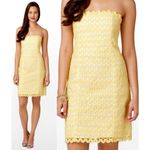 Lilly Pulitzer  Lakeland Starfruit Lace Strapless Dress Photo 1