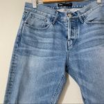 3x1  Light Wash Straight Leg Fringe Ankle High Rise Jeans  Womens 25 Blue Denim Photo 7