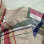 Rockies Tan Plaid Button Down Shirt size M Size M Photo 4