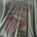 Urban Outfitters Green  Rolling Stones Graphic Sweatshirt Photo 5