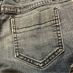 I Love H81  Shorts Womens Sz 25 Blue Denim Cut Off Jean Shortie Distressed Photo 6