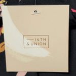 14th & Union black tropical floral high waist shorts size xl Photo 6