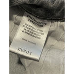 Ceros Jeans Women's Size 30 High Rise Cropped Boot Flare Gray Wash Denim Pants Photo 6