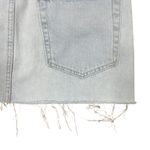 MOTHER Snacks The Fun Dip Micro Cut Mini Skirt Blue Slushie Sz 30 Raw Hem Grunge Photo 12