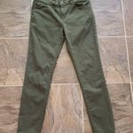 Warp + Weft JFK New York City Skinny Green Jeans Size 28 Photo 10