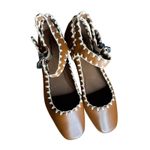 Free People NEW Crochet Mystic Mary Jane Flats Size 9 Tan Photo 4