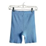 Roma  Blue Rib Knit Bike Shorts Size S Photo 1