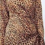 ZARA NEW  satin effect leopard mini dress Photo 0
