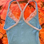 Urban Outfitters  blue lace coquette button up racerback tank top cami  Photo 6