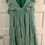 She & Sky  green floral dress Photo 0