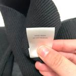 Chicwish Black Bow Long Sleeve Ribbed Knit Fitted Top Size M Photo 4