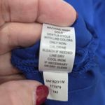 Melissa Paige  Woman Plus Blouse Size 2X Royal Blue Silk Look Wedding Bold Color Photo 6