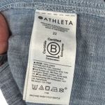 Athleta Linen Coastal Wide Leg Beach Pants Chambray Blue 22 Old Money Nautical Photo 2