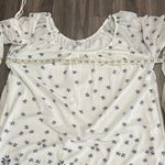 Siren Lily  White and Blue Long Sleeve Dress Photo 8