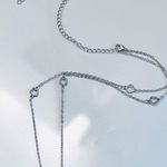 Banana Republic 18k Leaf Motif Adjustable Mother Of Pearl Necklace Photo 3