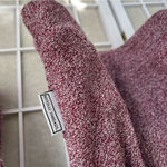 Woolly Threads NWT  long sleeve sweater in Heather maroon reverse loop Large Photo 9