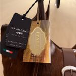 CAVALCANTI Viral Cowhide Cow Hair Buckle Genuine Leather Made in Italy Bag NWT Photo 4
